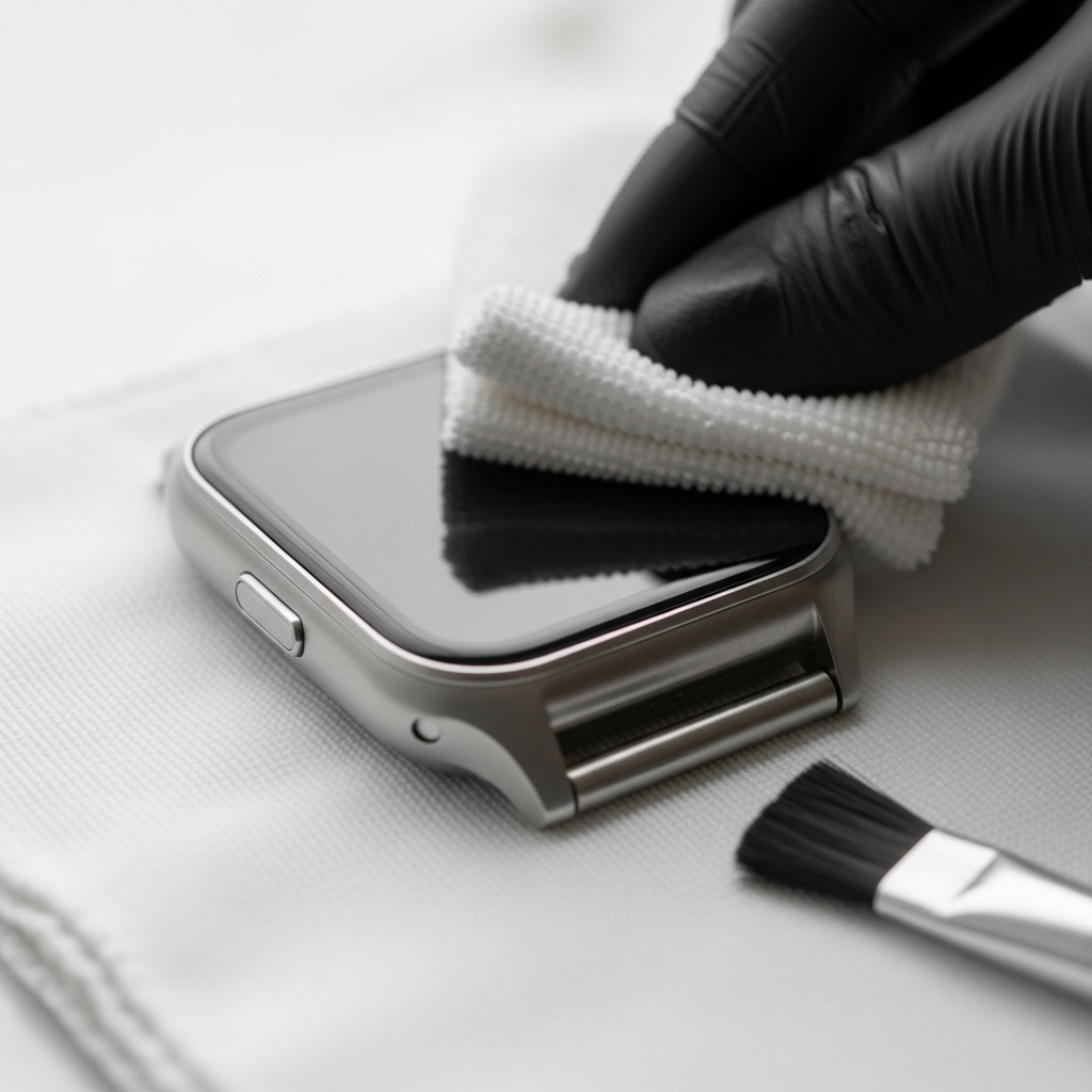 新品同様に磨かれたスマートウォッチ