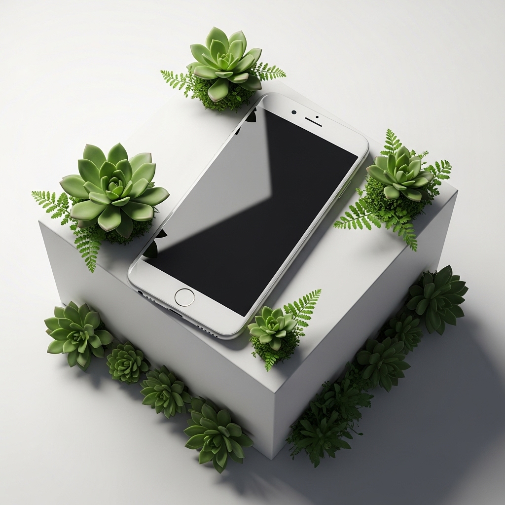 白い箱に入った新品同様の整備済みiPhone