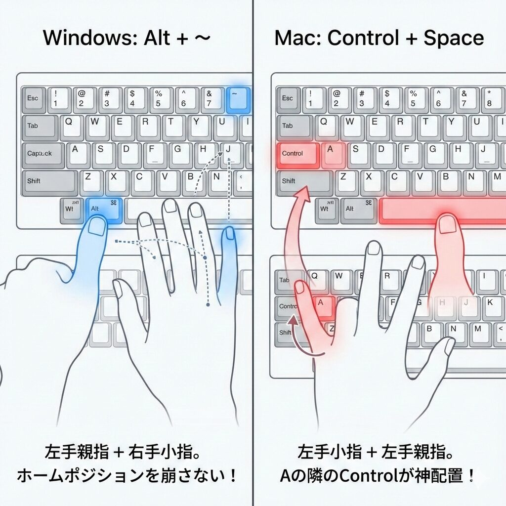 HHKBのDIPスイッチ設定で操作を最適化プロセスを、分かりやすくイラスト図解