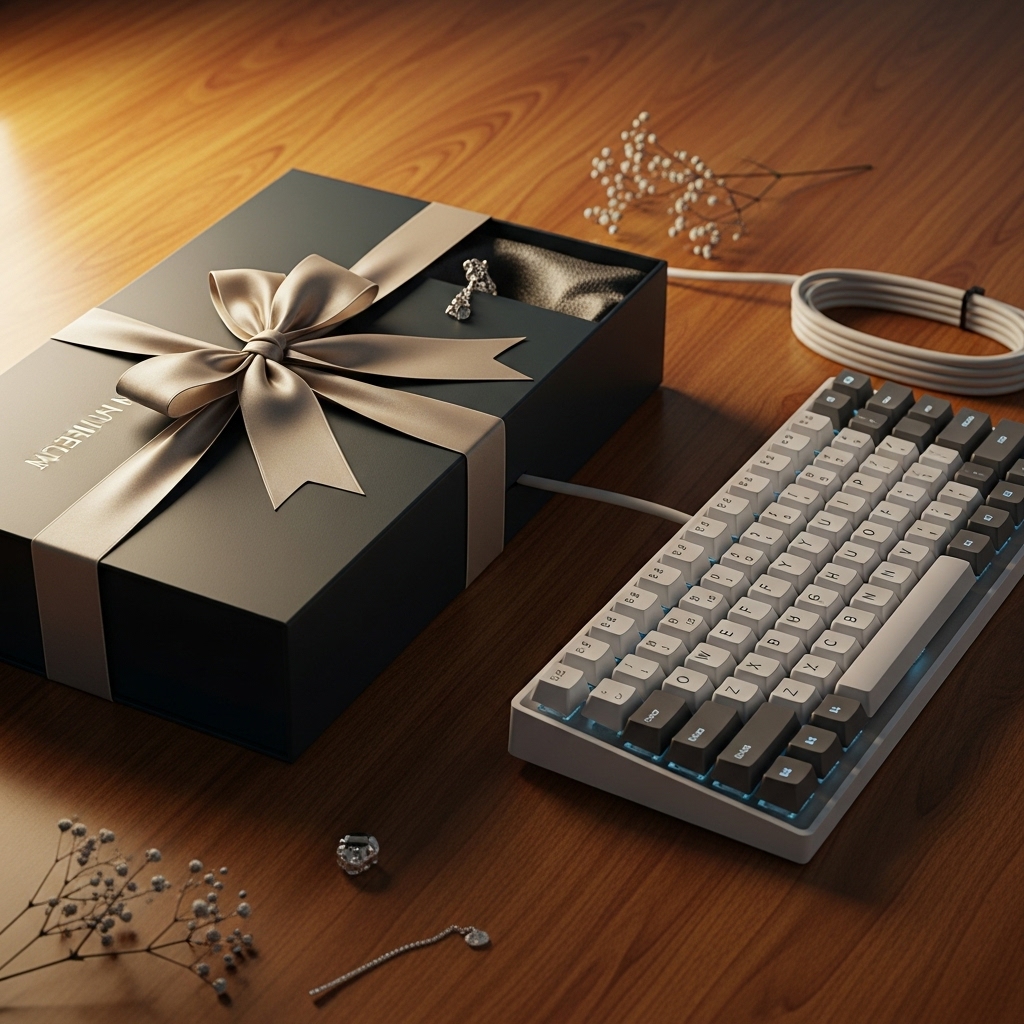 ふるさと納税の返礼品として届いたHHKBのギフトイメージ