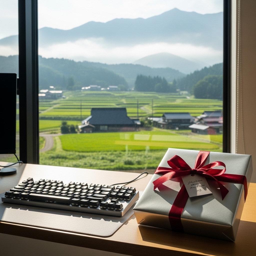 ギフトボックスとキーボード お得な買い物